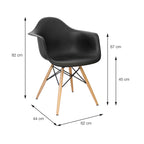 SILLA DKR CON BRAZOS