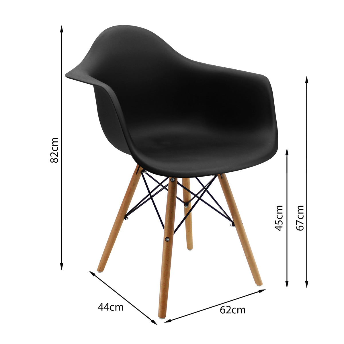 SILLA DKR CON BRAZOS