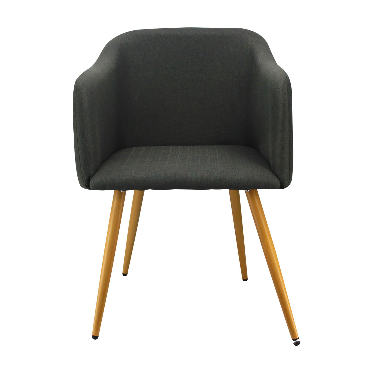 SILLA CHARLA CON BRAZOS PATAS MADERA