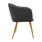 SILLA CHARLA CON BRAZOS PATAS MADERA