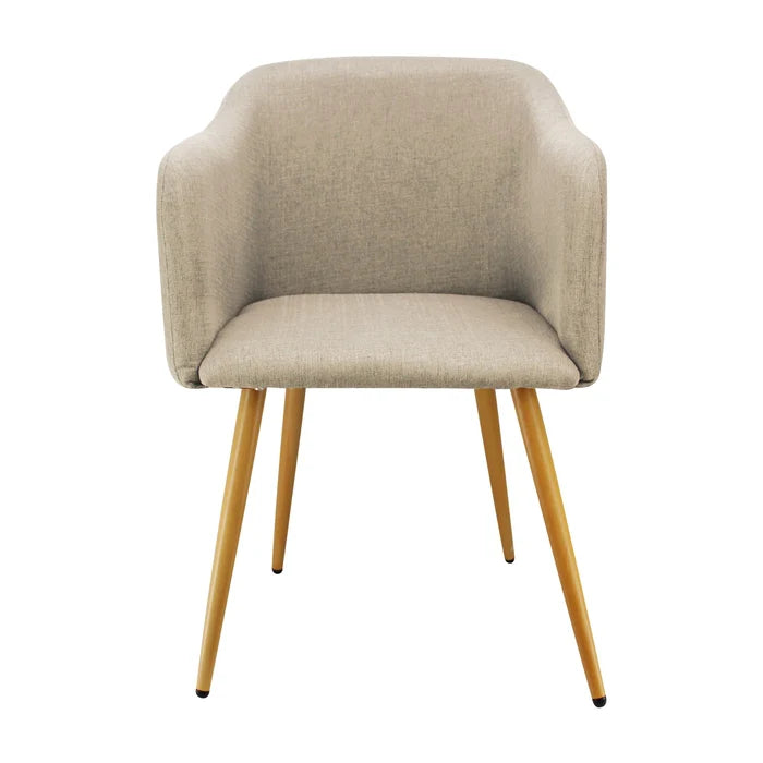 SILLA CHARLA CON BRAZOS PATAS MADERA