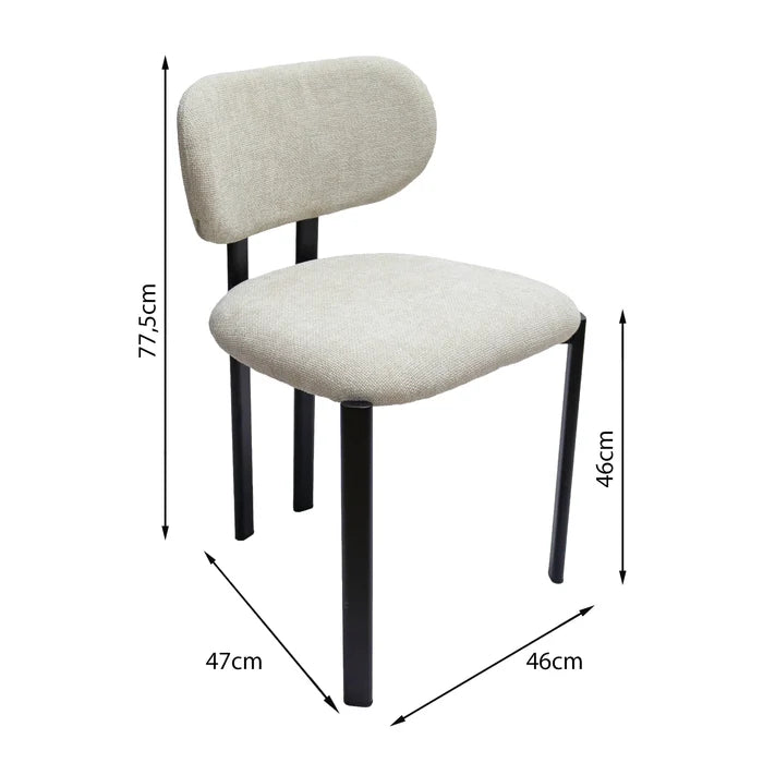 SILLA JARI BASE PRETA