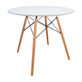MESA DKR REDONDA TAPA MADERA