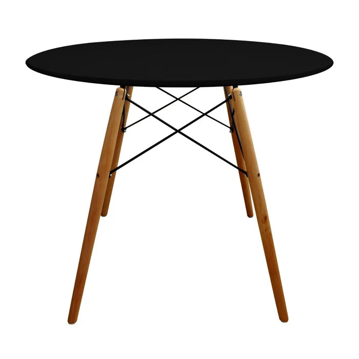 MESA DKR REDONDA TAPA MADERA